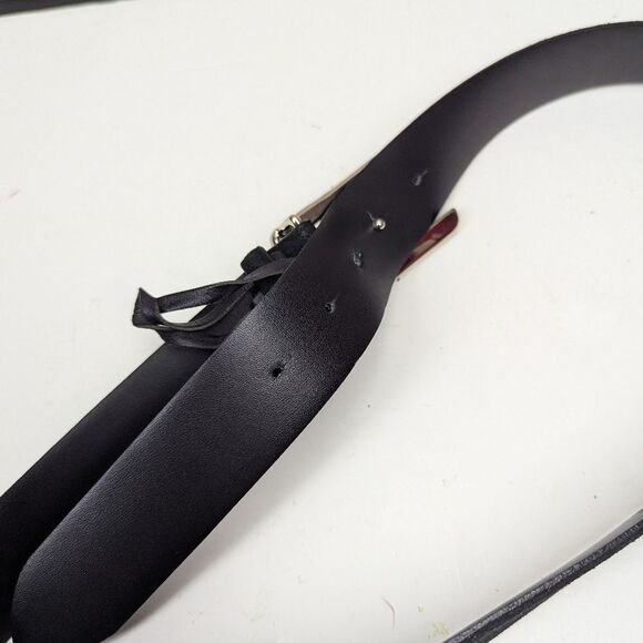 Cesare Paciotti Black Suede Belt – Iconic Dagger Buckle – Size 34–38 – Made in I - Picture 6 of 7